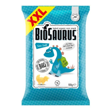 Biosaurus BIO snack mořská sůl JUNIOR 100 g