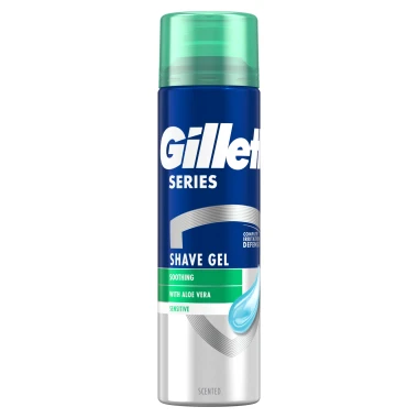 Gillette Series Zklidňující gel na holení s Aloe vera 200 ml