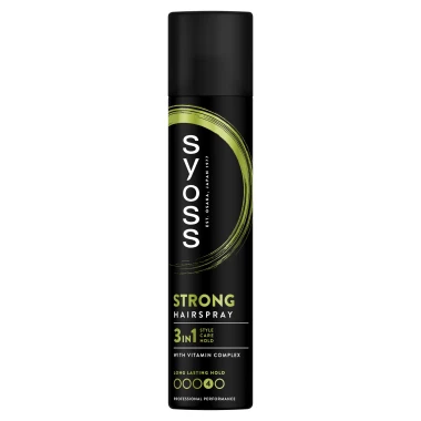 Syoss Strong 3v1 lak na vlasy s vitamínovým komplexem 300 ml