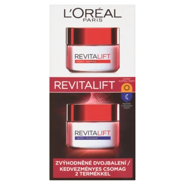 L'Oréal Paris Revitalift denní a noční krém duopack 100 ml