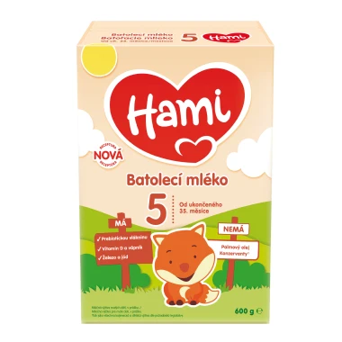 HAMI 5 batolecí mléko 600g