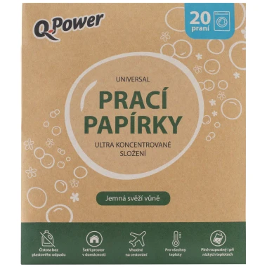 Q-Power prací papírky Universal 20 PD