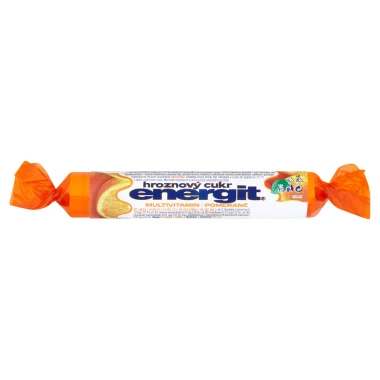Energit Hroznový cukr multivitamin pomeranč 17 tablet 37,4g