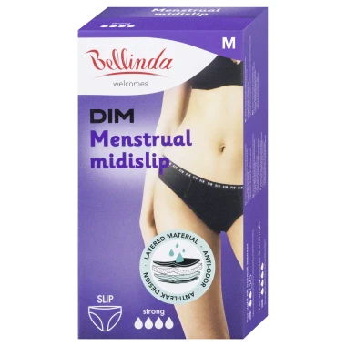 Bellinda Menstruační kalhotky pro silnou menstruaci černé M