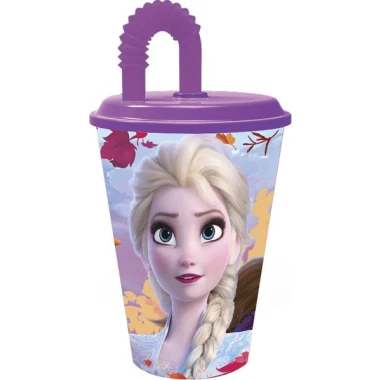 Store Line Kelímek s brčkem ledové království ii, 430ml,plast
