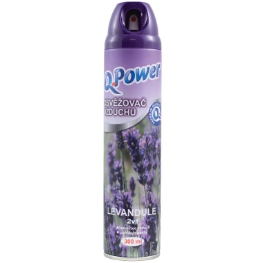 Q-Power osvěžovač vzduchu levandule 2v1 300 ml