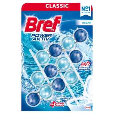 Bref Power Aktiv Ocean Tuhý WC blok 3 x 50 g
