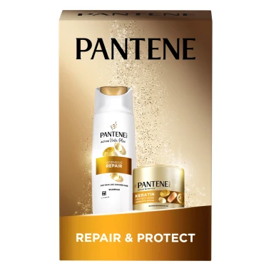 Pantene Pro-V Intensive Repair šampon a maska Keratin Protect dárková sada