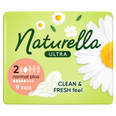Naturella Ultra Normal Plus Hygienické vložky s křidélky, vel. 2, 9 ks