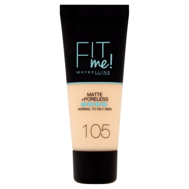 Maybelline New York Fit Me Matte + Poreless make-up 105 Natural Ivory
