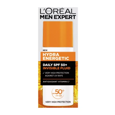 L'Oréal Paris Men Expert Hydra Energetic neviditelný denní fluid SPF50 50 ml
