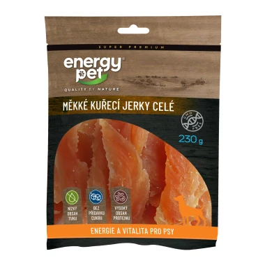Energy Pet Měkké kuřecí jerky celé 230 g