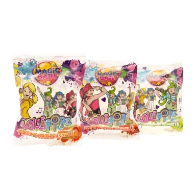 Lollipopz šumivá tableta do vany 40g