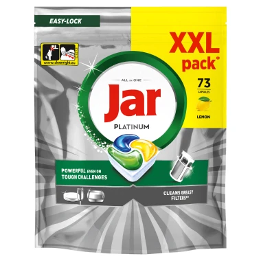 Jar Platinum Lemon Kapsle do myčky 73 ks