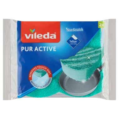 Vileda PUR Active Houbička střední 2 ks