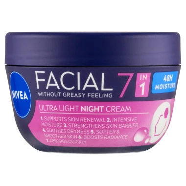Nivea Facial 7 v 1 Hydratační noční krém 100 ml