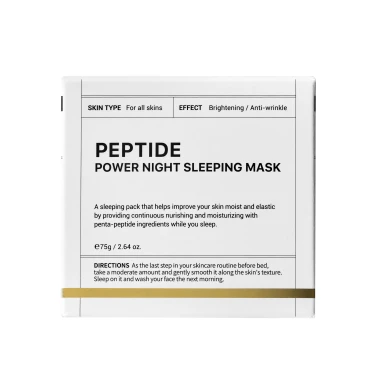 BEAUTY OF MAJESTY Peptide Power noční pleťová maska 75 g