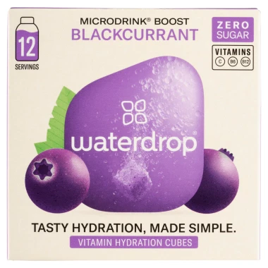 Waterdrop Microdrink černý rybíz, černý bez, acai příchuť 24,0g