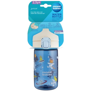 Canpol Babies Láhev Junior modrá 400 ml