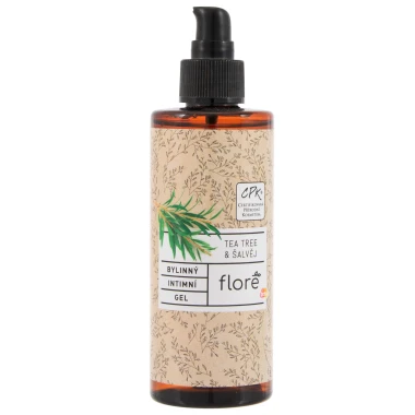Floré  bylinný intimní gel Tea tree & šalvěj 200 ml