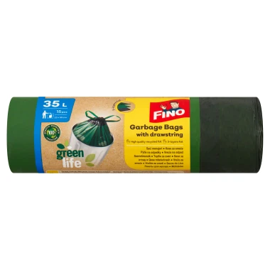 Fino Green Life Pytle na odpadky 35l 15 ks