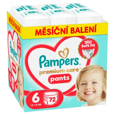 Pampers Premium Care Pants, vel. 6, 72 ks