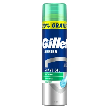 Gillette Series Zklidňující gel na holení s Aloe vera 240 ml