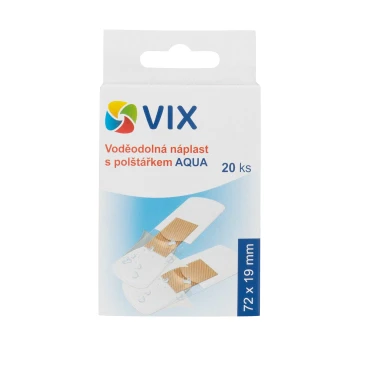 VIX Voděodolná náplast s polštářkem Aqua 20 ks