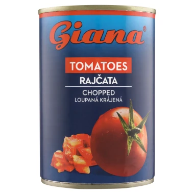 Giana Rajčata loupaná krájená 400g