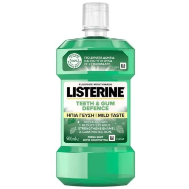 Listerine Teeth & Gum ústní voda Mild Taste 500 ml