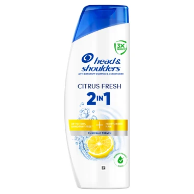 Head & Shoulders Citrus Fresh 2v1 Šampon a kondicionér proti lupům 400 ml