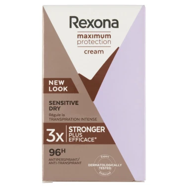 Rexona tuhý krémový antiperspirant Sensitive Dry 45ml
