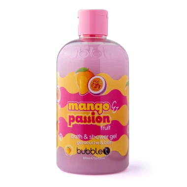 Bubble T Mangovo-marakujový sprchový gel a pěna do koupele Smoothie 500 ml
