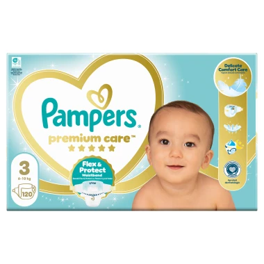 Pampers Premium Care, vel. 3, 120 ks