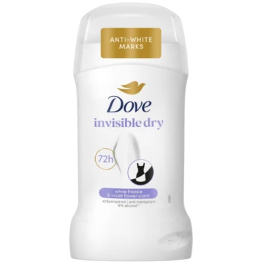 Dove Advanced Care Invisible Dry tuhý antiperspirant White Freesia & Violet Flower scent 50 ml