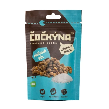 Čočkýna BIO smažená čočka mořská sůl 40 g 