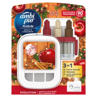 Ambi Pur 3Volution Osvěžovač vzduchu s chytrým programováním, startovací sada Spiced Apple 20 ml