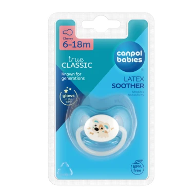 Canpol Babies Šidítko kaučukové třešinka B 6-18m