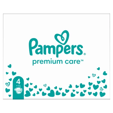 Pampers Premium Care, vel. 4, 174 ks