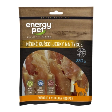 Energy Pet Kuřecí jerky na tyčce celé 230 g