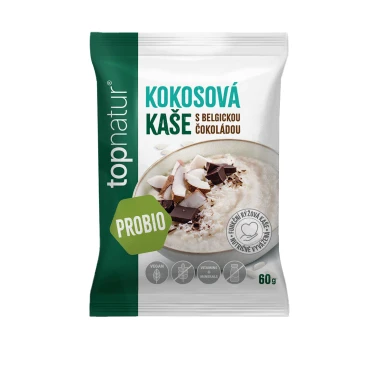 Topnatur Probio kaše kokos s belgickou čokoládou 60 g