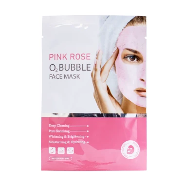 Mooyam Pleťová maska Bubble Pink Rose