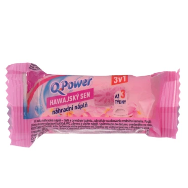 Q-Power WC kostka náhradní náplň Hawajský Sen 3v1 40 g