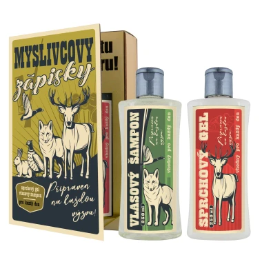 Bohemia Gifts & Cosmetics Kosmetická sada pro Myslivce 2 x 250 ml