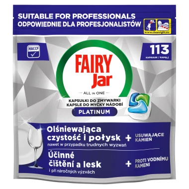 Jar Professional Platinum kapsle do myčky nádobí 113 ks