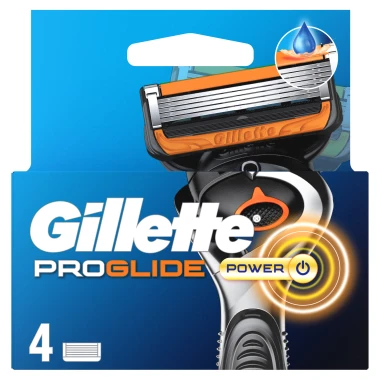 Gillette ProGlide Power Náhradní holicí hlavice pro muže 4 ks