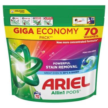 Ariel Allin1 PODS Kapsle na praní na barevné prádlo 70 PD