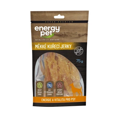 Energy Pet Měkké kuřecí jerky 75 g
