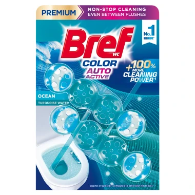 Bref Color Aktiv Ocean Tuhý WC blok 2 x 50 g