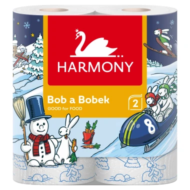 Harmony Bob a Bobek Good for Food kuchyňské utěrky 2 vrstvy 2 ks